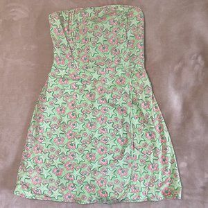 Vineyard Vines Key Lime Green Seaside, Strapless … - image 1